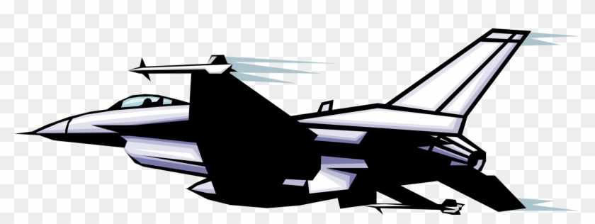 840x316 Vector Illustration Of Falcon Us Air Force Single Engine