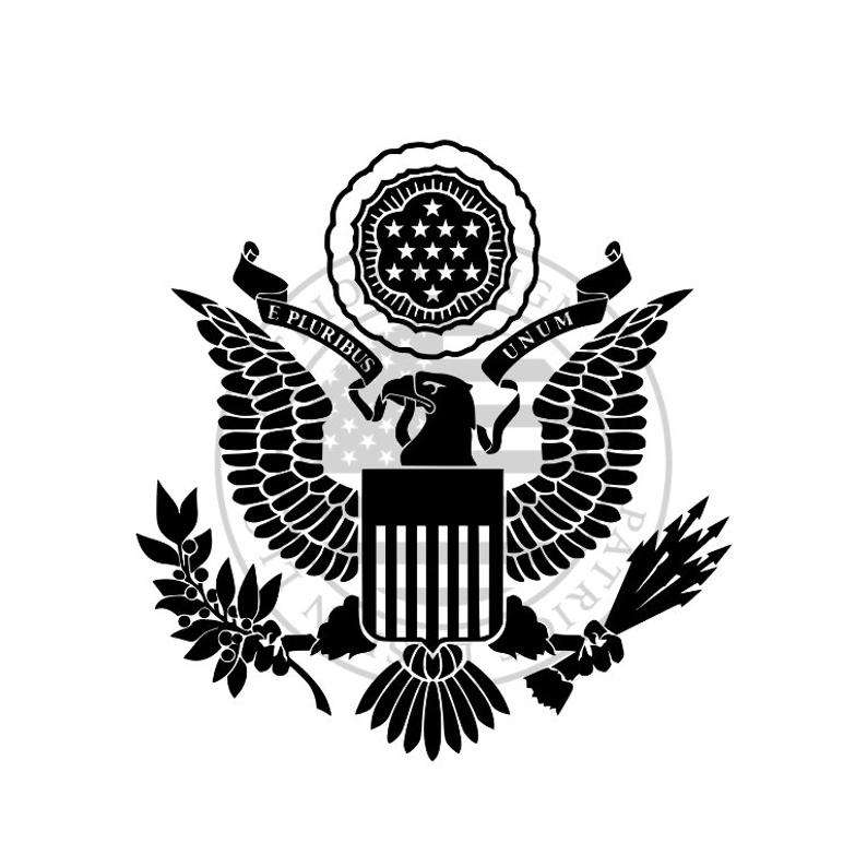 794x794 Army Us Army Army Seal Army Eagle Vector Black Etsy