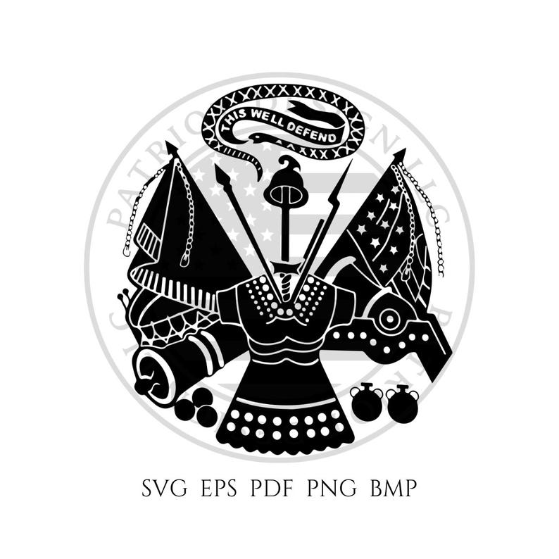 794x794 Us Army Insignia Army Logo Army Vector Us Army Logo Etsy