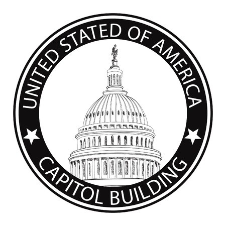 Capitol Building Hand Drawn Vector Label United States Capitol 450x450 Capitol Building Hand Drawn Vector Label United States Capitol