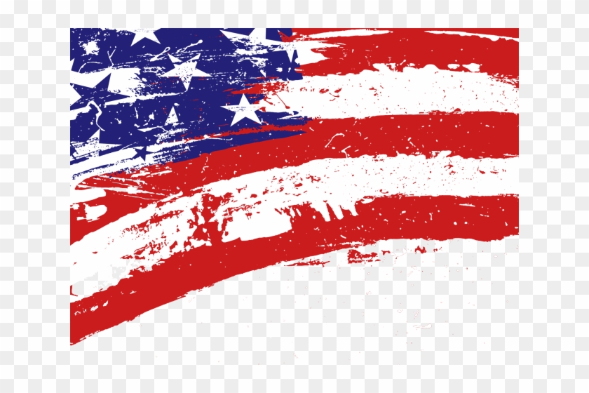 840x560 Map Of The Usa Flag Clipart Vector