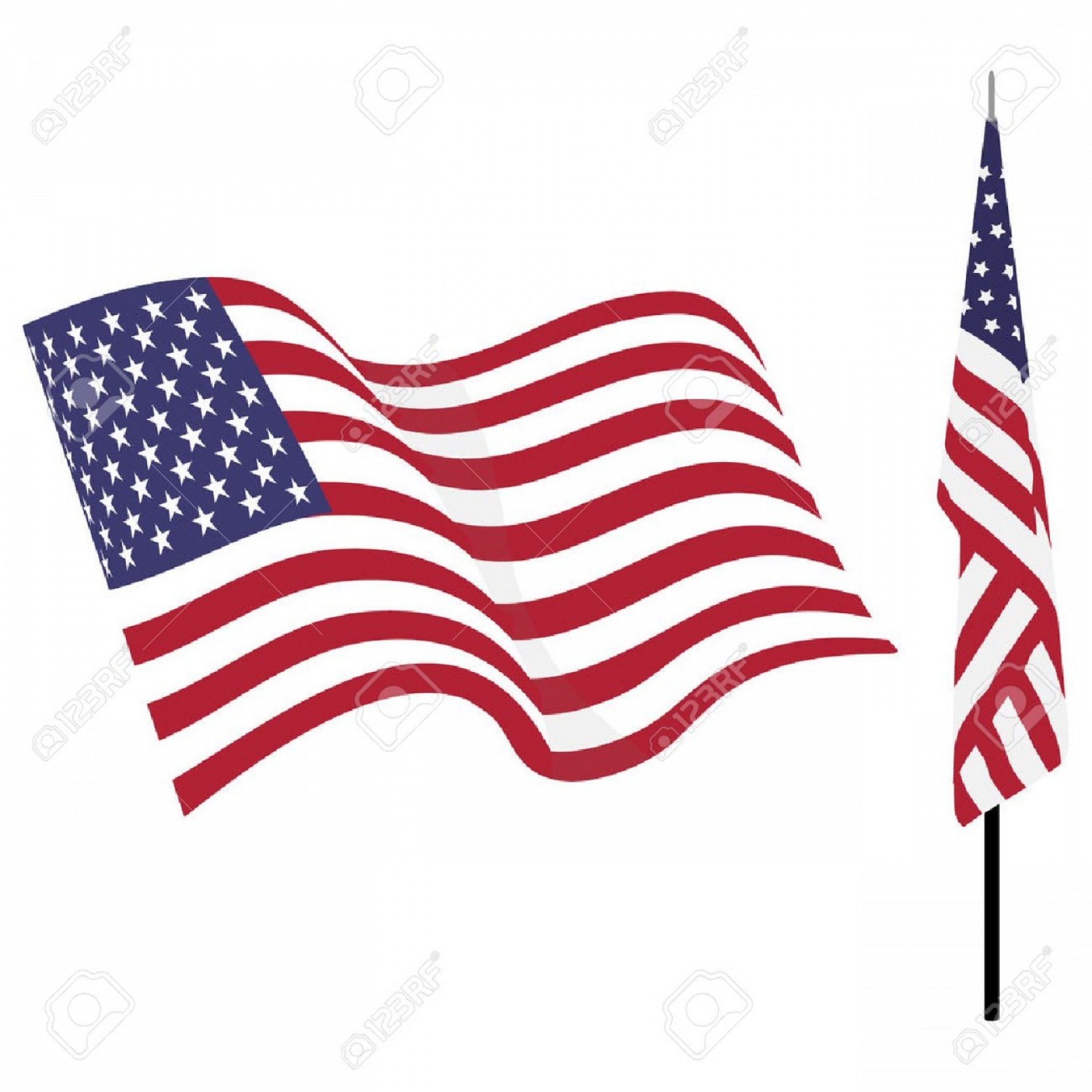 1872x1872 American Flag Flag Vector Wallkeeper