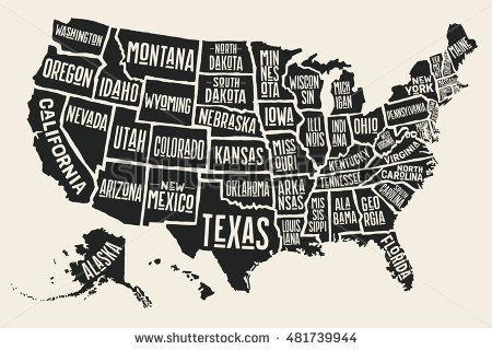 450x320 Us Map Vector