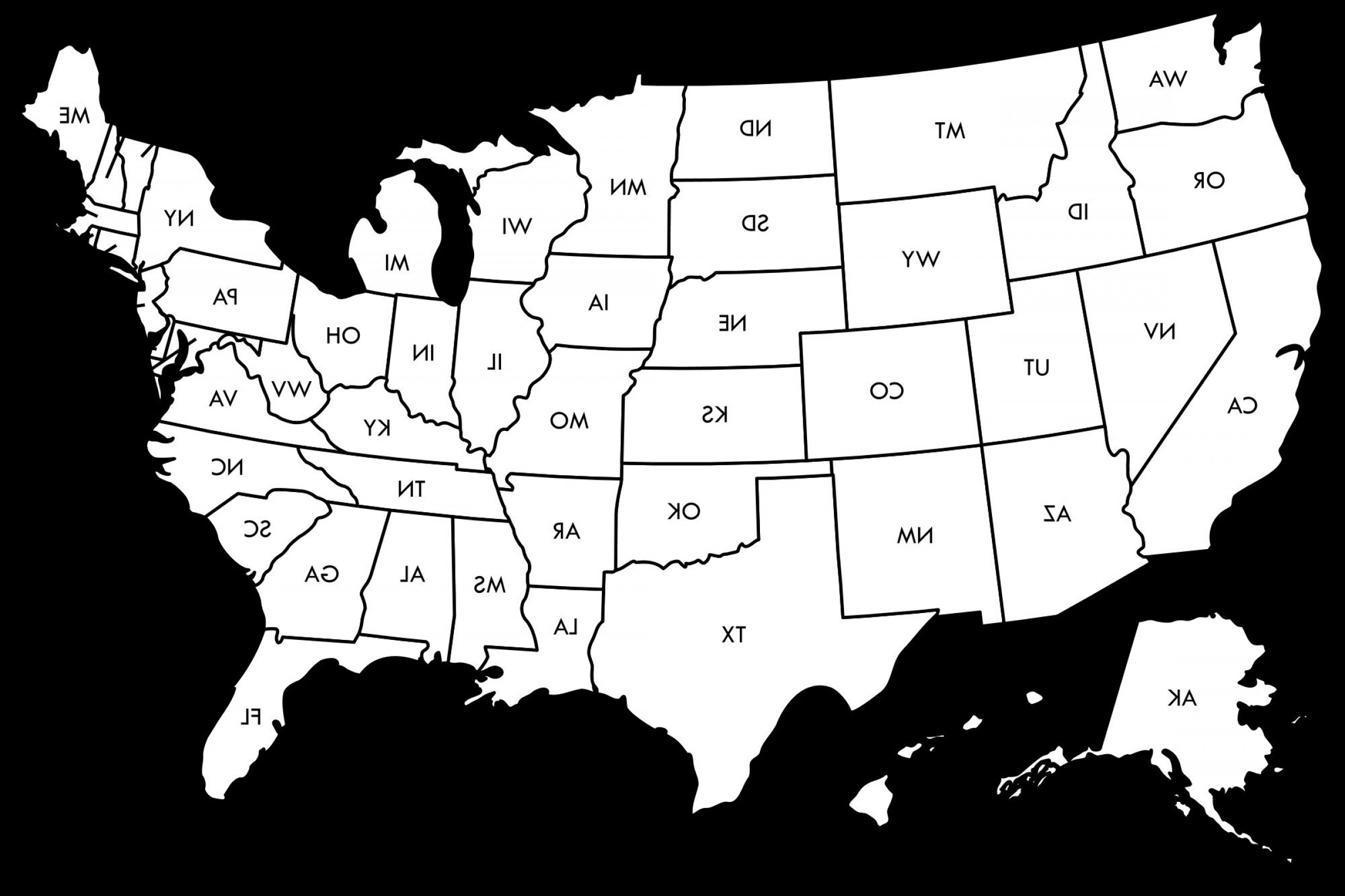 us map states outline vector illustrator download free
