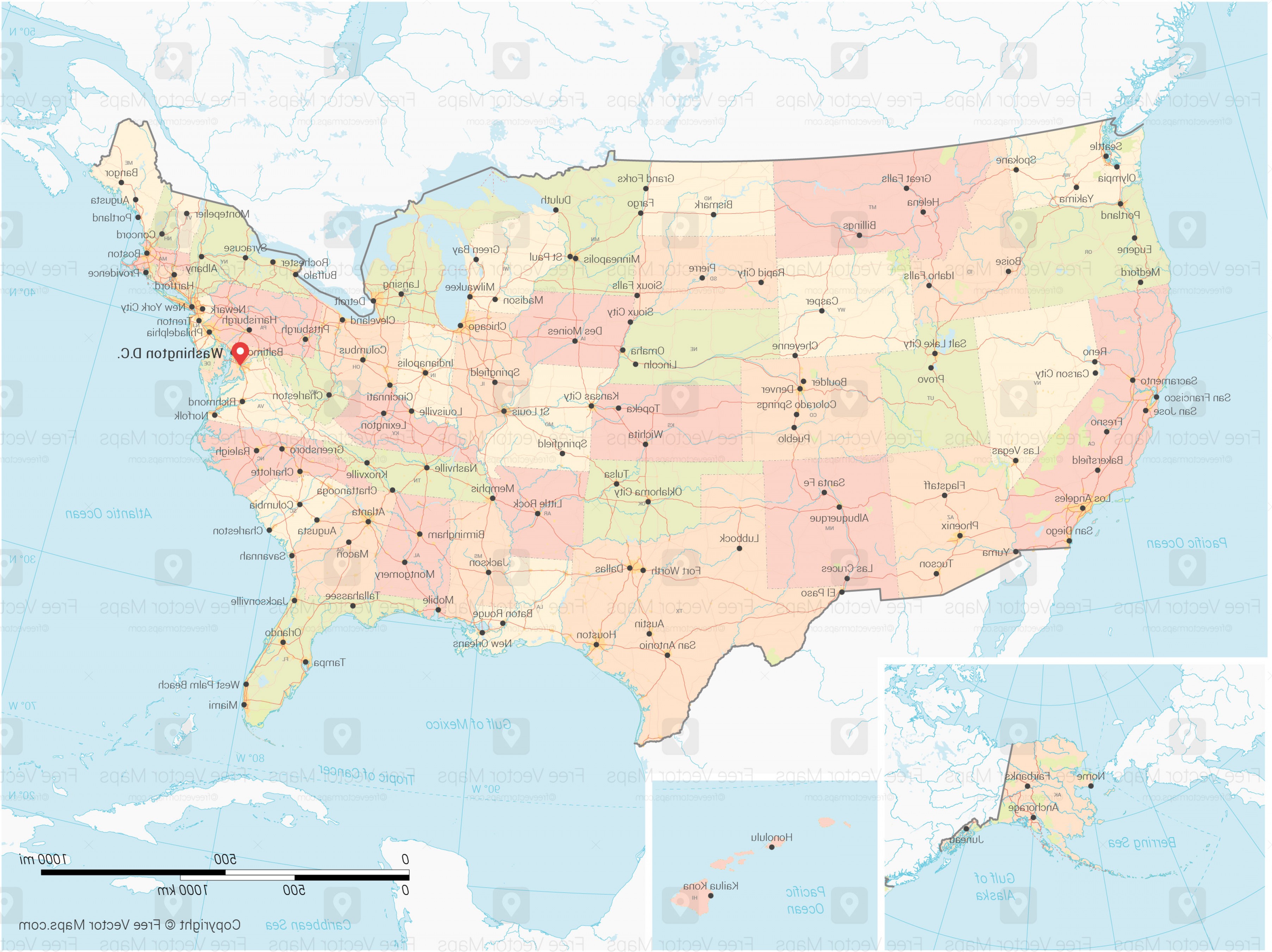 Us Map Vector Ai at Vectorified.com | Collection of Us Map Vector Ai ...