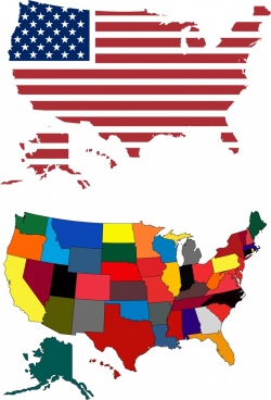 250x368 Well Defined United States Map Vector Free Download
