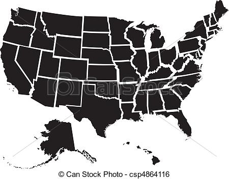 450x352 Us Map Icon