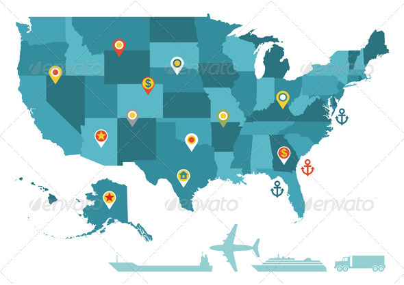 590x417 Usa Map States Vector Free Download Free Usa Map
