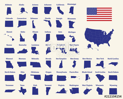 500x400 Outline Map Of The United States Of America States Of The Usa