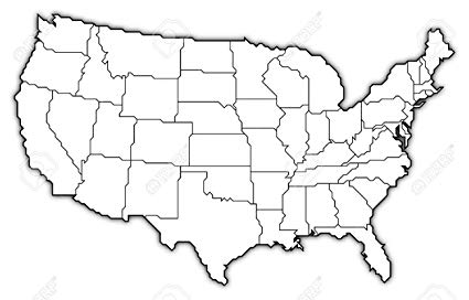 Us Map Vector Outline at Vectorified.com | Collection of Us Map Vector