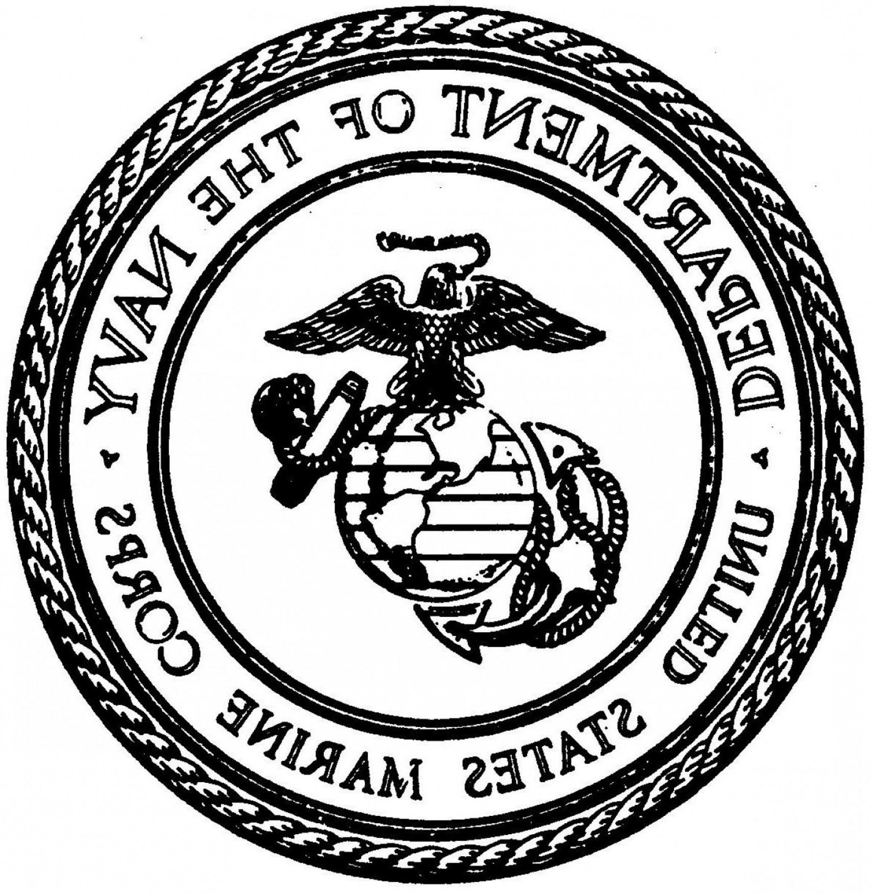 1711x1750 Hd Us Navy Logo Vector Line Art Images Geekchicpro