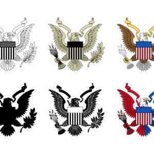 300x300 Six Style Of Eagle Seal Vector Soidergi