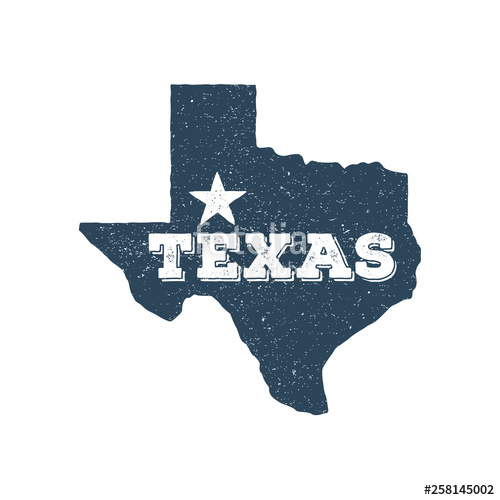500x500 Texas Vector Map St Retro Distressed Insignia With Us State