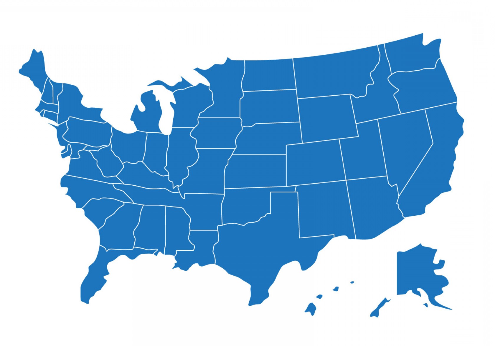 Us State Map Vector at Vectorified.com | Collection of Us State Map ...