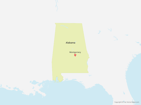 460x345 Vector Us State Maps Free Vector Maps