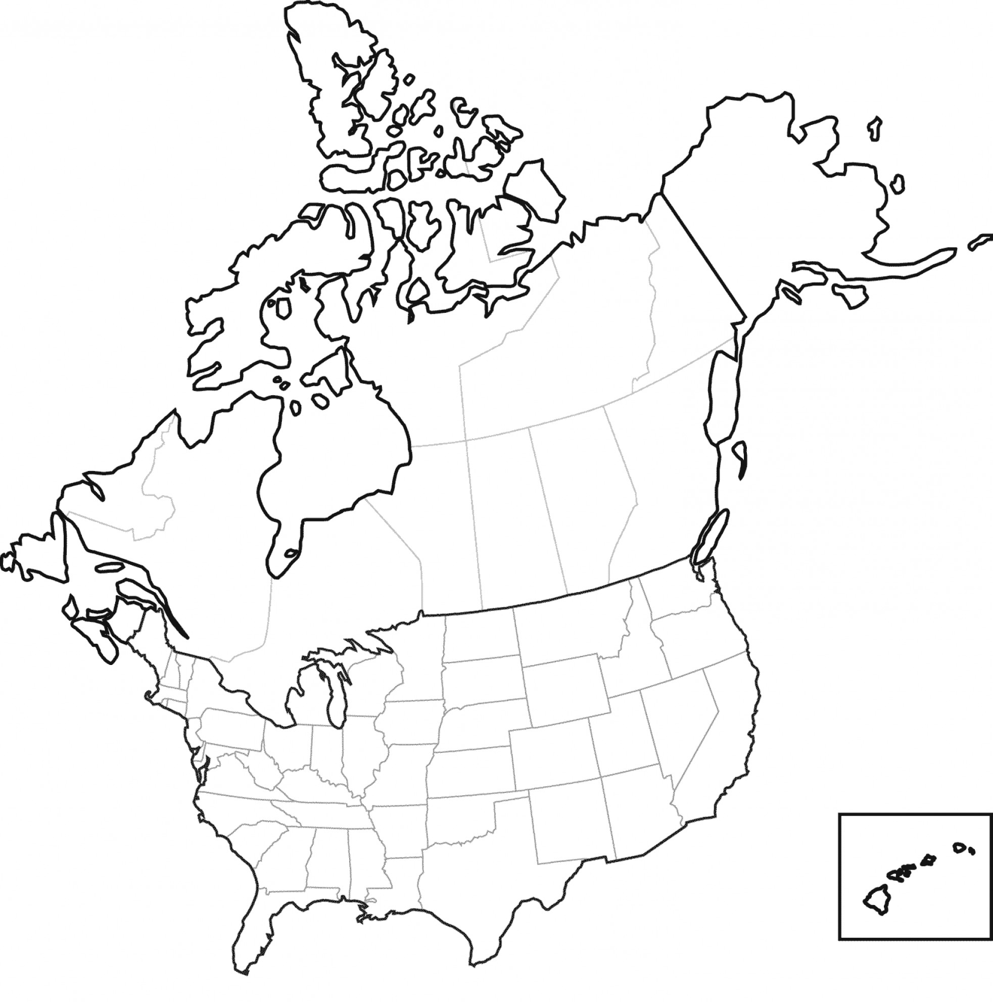 1965x1983 Us States Map Outline Vector Catchsplace