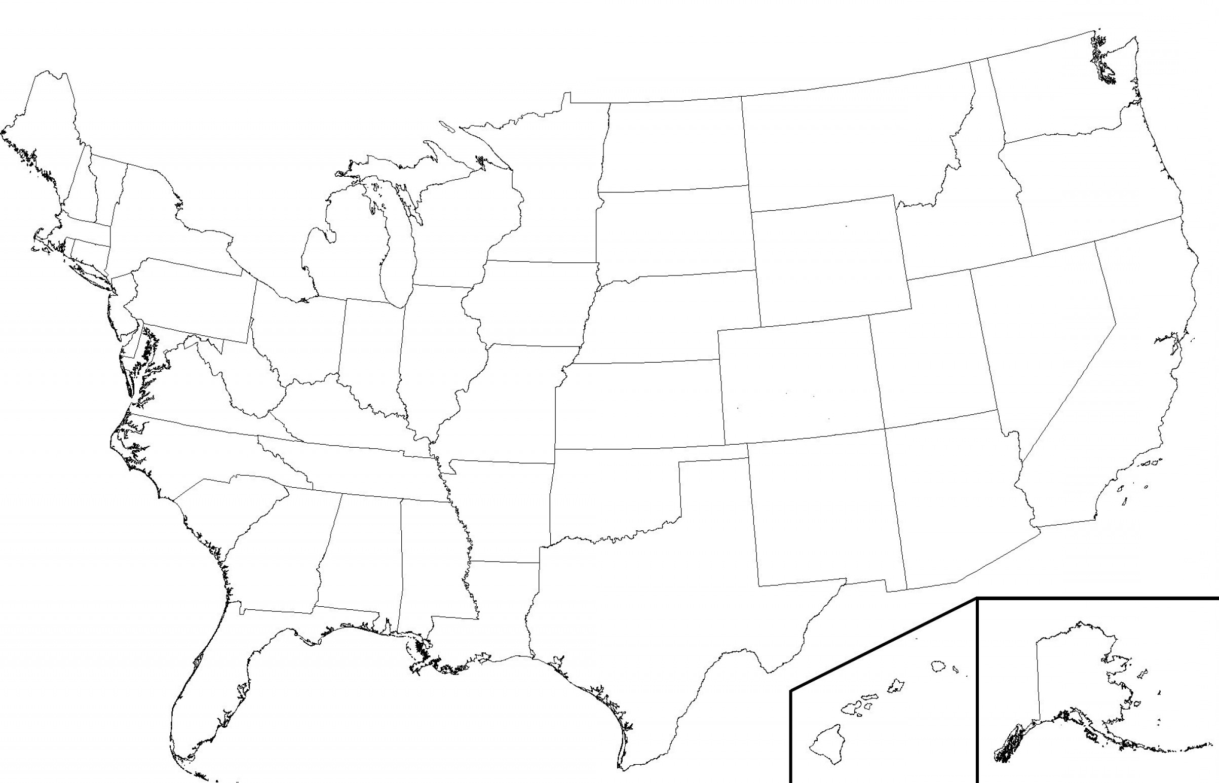2406x1546 Vector Graphics Us Map Blank United States Map Outline Vector