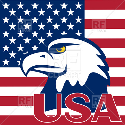 400x400 Flag Of Usa And Eagle Vector Image Of Backgrounds, Textures