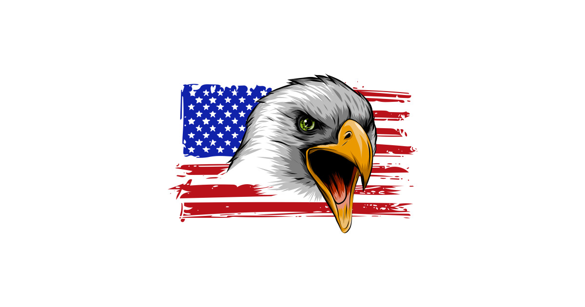 1200x630 American Eagle Vector American Flag