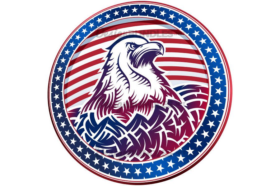 900x600 Vector American Bald Eagle Usa Natioal Symbol Fourth July