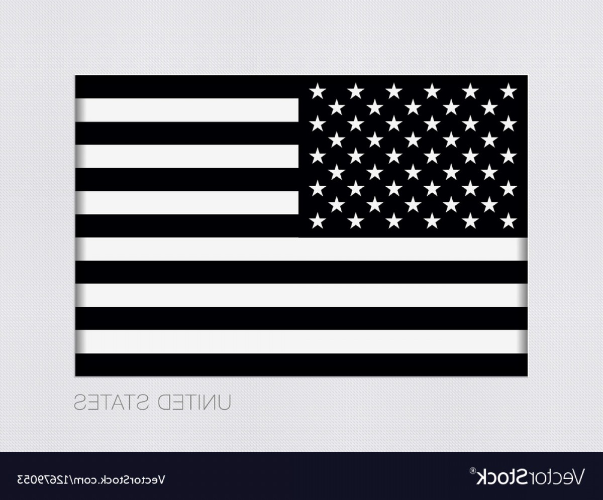 1200x996 Black And White American Flag Icon Vector Soidergi