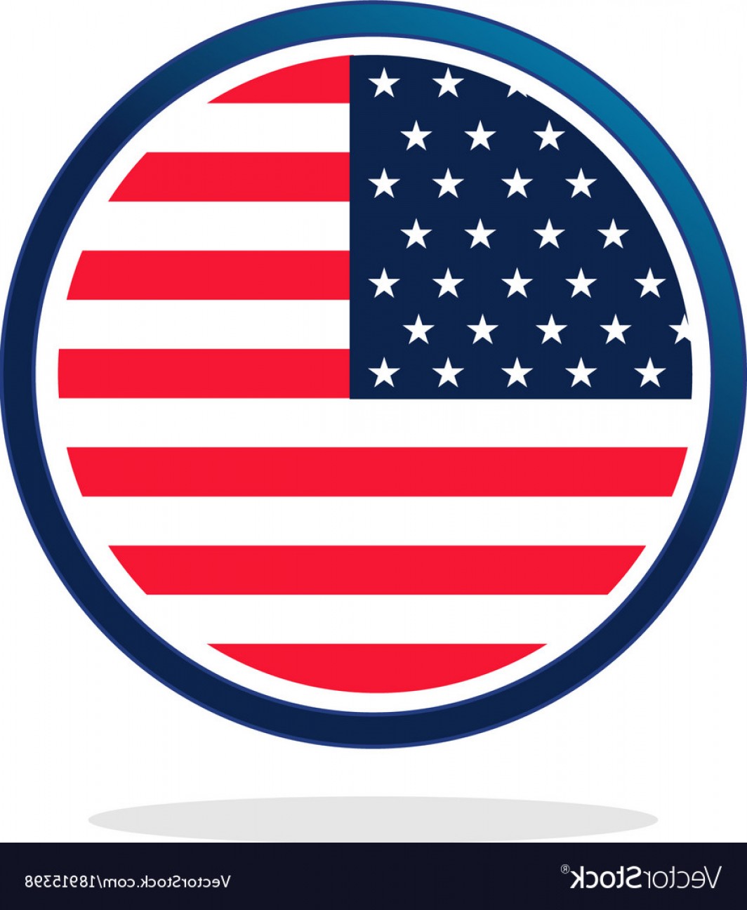 Download Usa Flag Icon Vector at Vectorified.com | Collection of ...