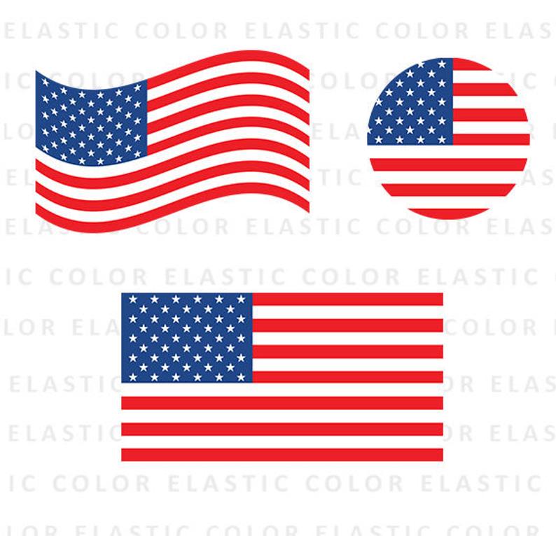794x766 Usa Flag American Flag Clipart Usa Flag Vector Digital Etsy