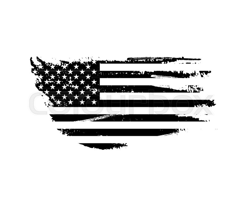 Black Vintage Usa Flag Illustration Stock Vector Colourbox 800x667 Black Vintage Usa Flag Illustration Stock Vector Colourbox