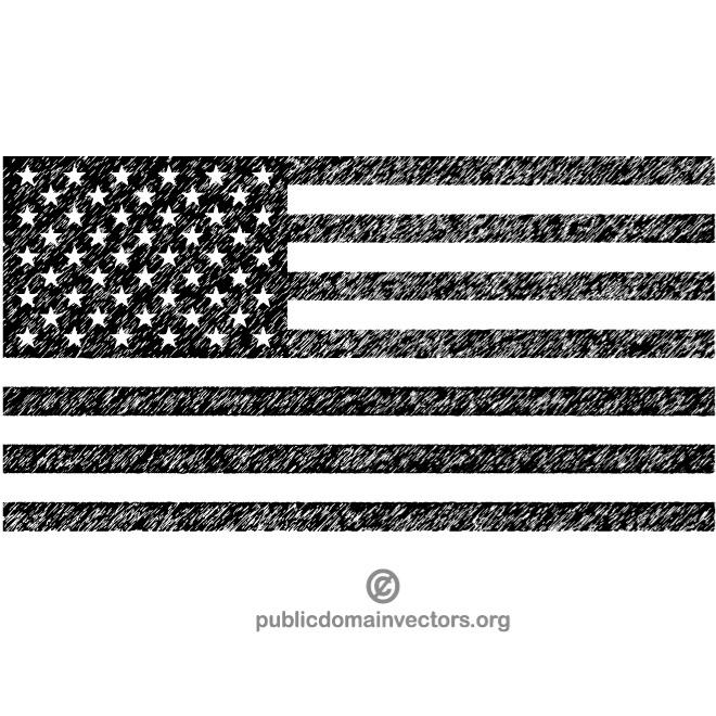 Us Flag Black And White 660x660 Us Flag Black And White