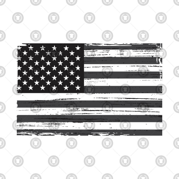 Vintage Black And White American Flag Vector 630x630 Vintage Black And White American Flag Vector