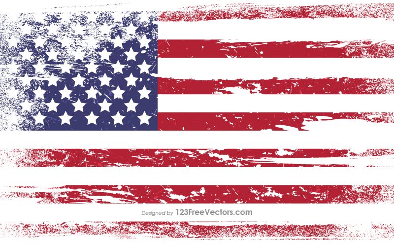 800x495 Distressed American Flag Vector Usa Flags Flag Vector, Flag