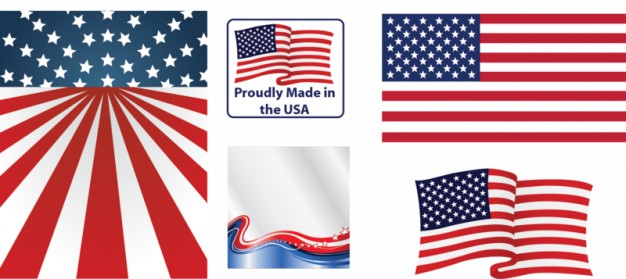 626x279 Usa Flag Vector Free Images