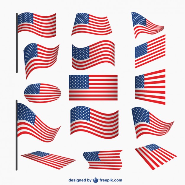 626x626 Usa Flags Set Free Vector Free Vectors Ui Download