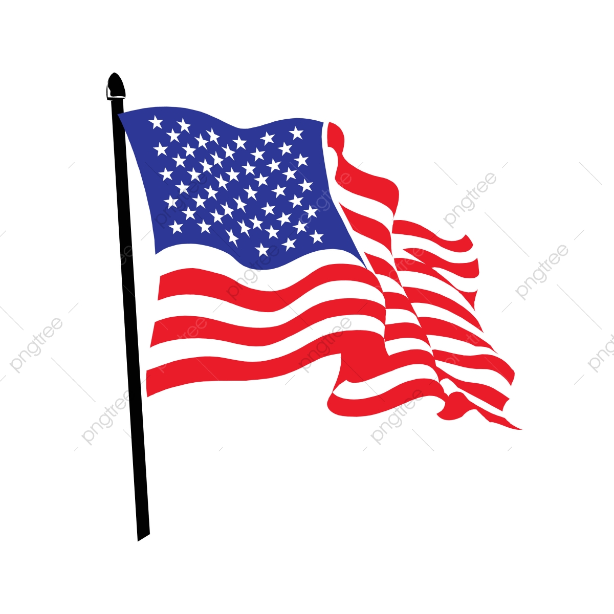 1200x1200 Waving American Flag Logo Design, America, American, American Flag