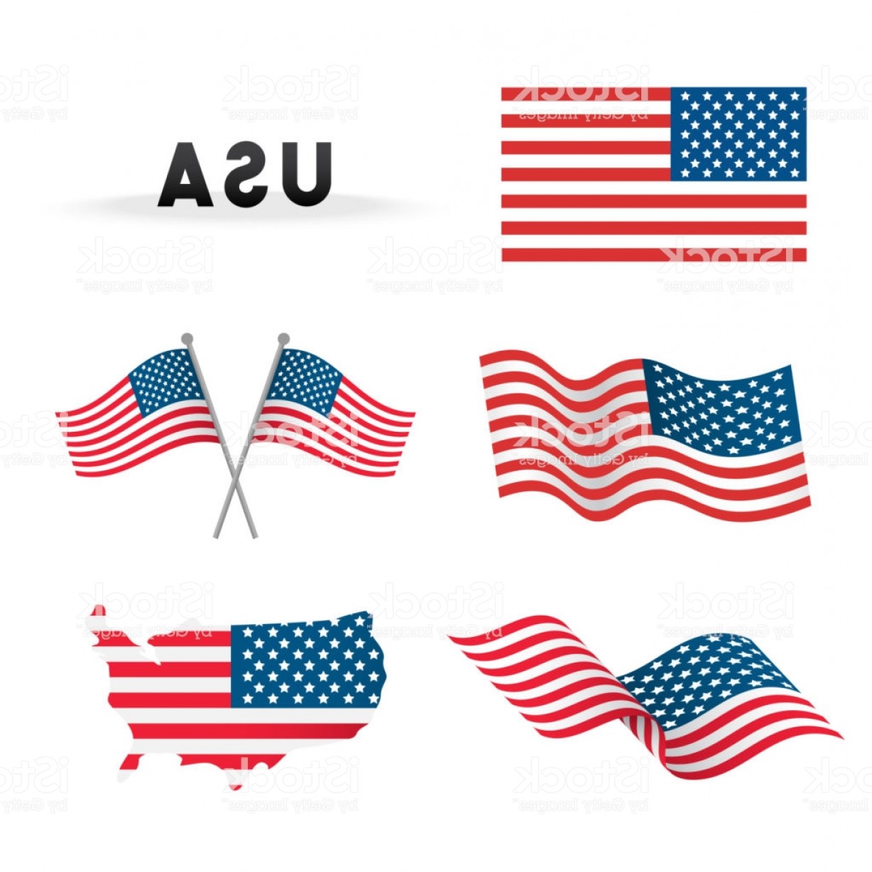 Set Of Usa Flag Vector Illustration Flags Waving With America Map 1228x1228 Set Of Usa Flag Vector Illustration Flags Waving With America Map