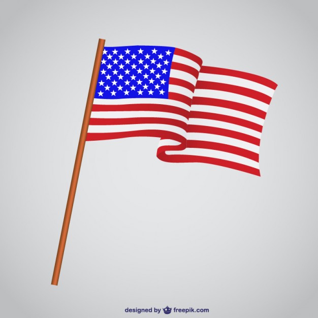 Usa Flag Waving Vector at Vectorified.com | Collection of Usa Flag ...