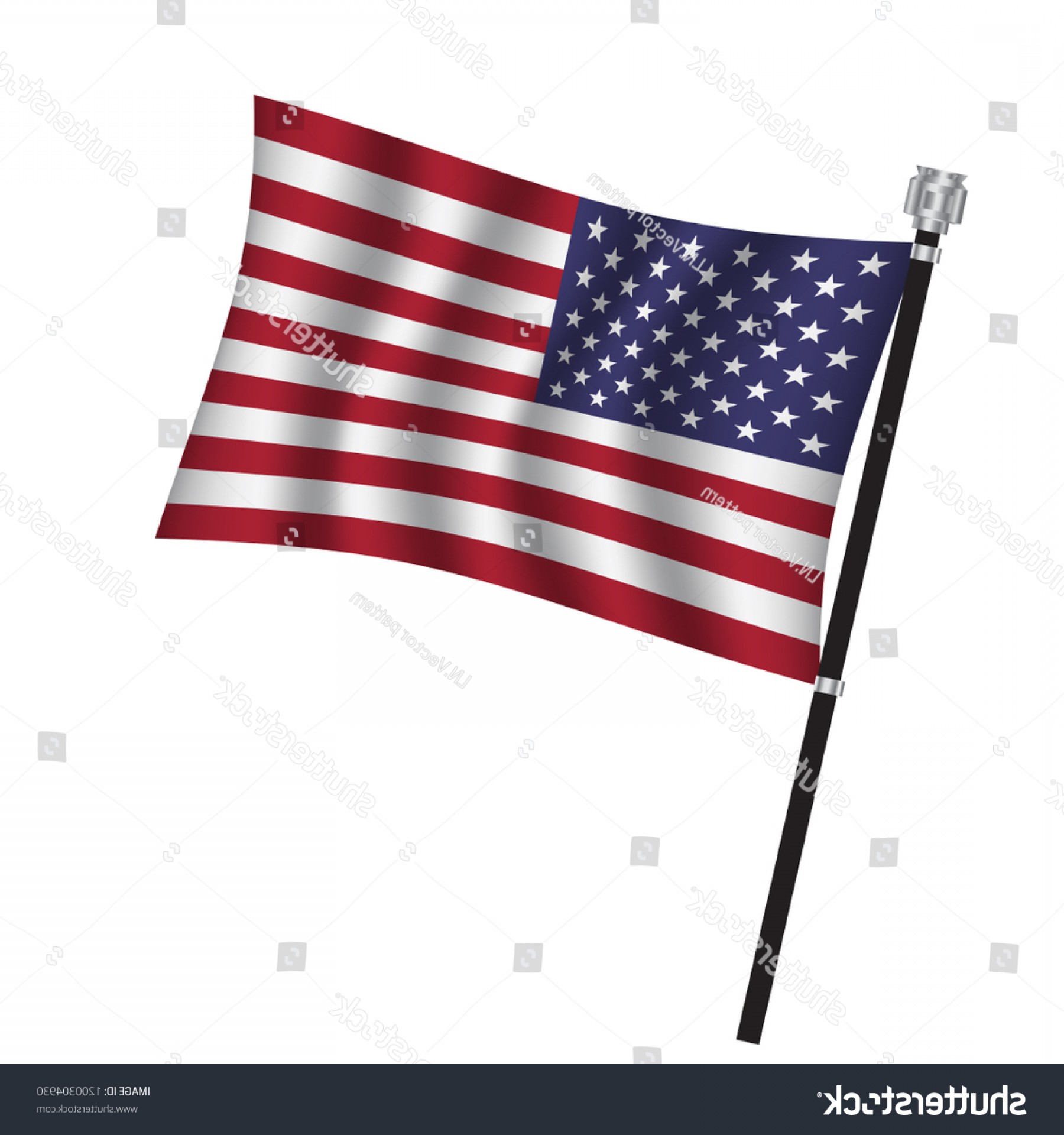 Usa Flag Waving Vector at Vectorified.com | Collection of Usa Flag ...