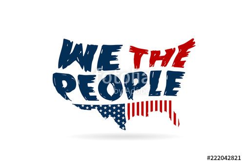 500x334 We The People Constitution Word In Usa