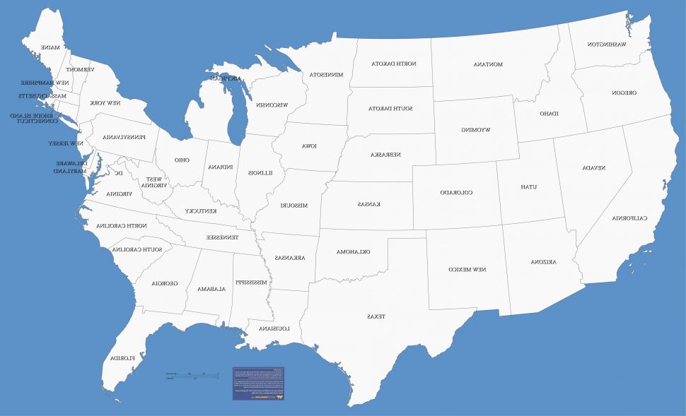 970x589 Us Map Map Vector Usa Clipart Region Best United States Outline