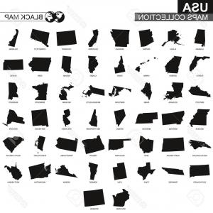 300x300 Free Vector Art Of Us Map Best United States Map Outline Vector
