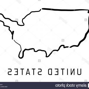 300x300 United States Map Vector Silhouette Save Us Map Outline