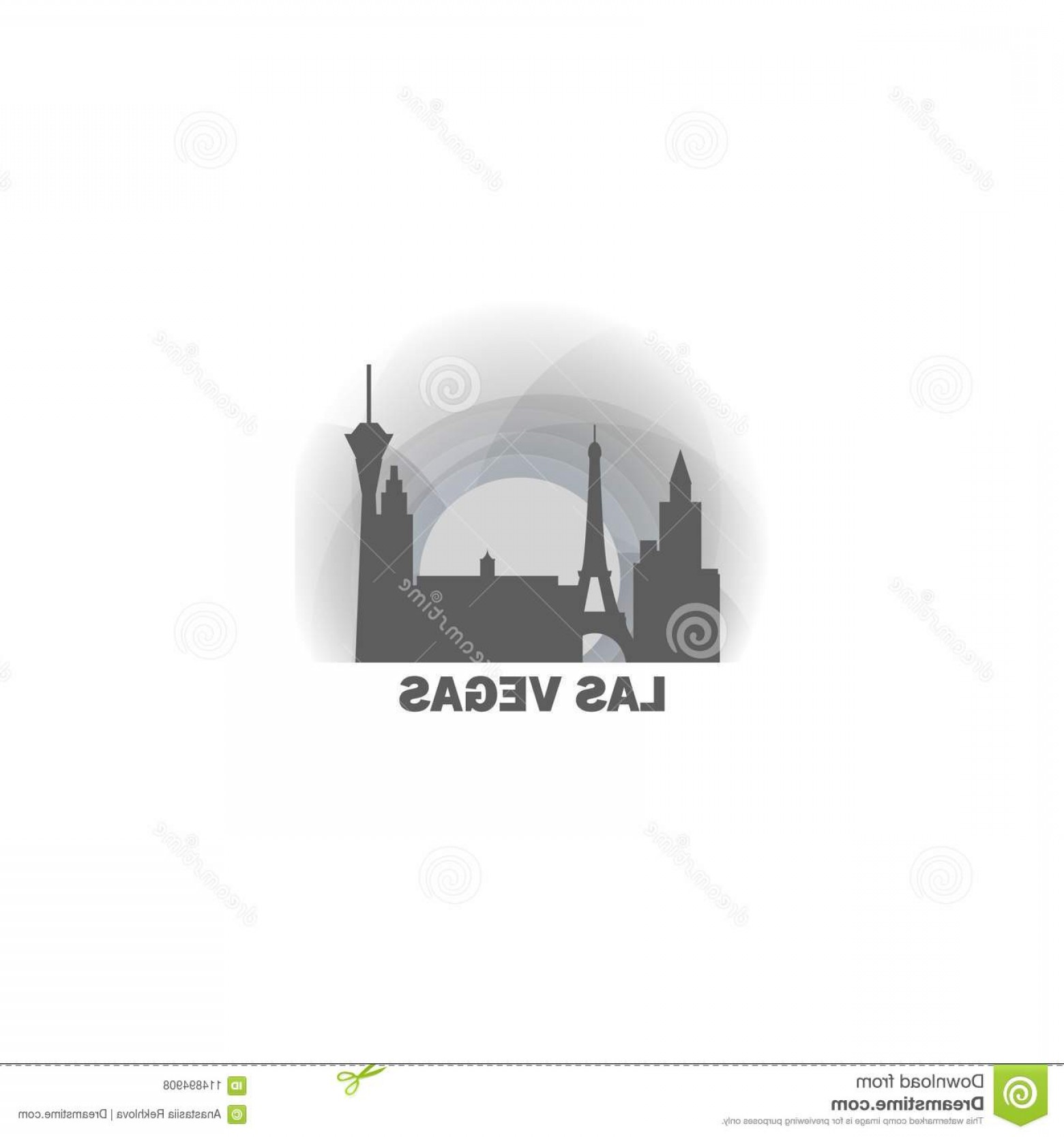 1560x1668 Las Vegas City Skyline Silhouette Vector Logo Illustration Usa