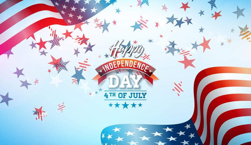 846x490 Of July Independence Day Of The Usa Vector Illustration