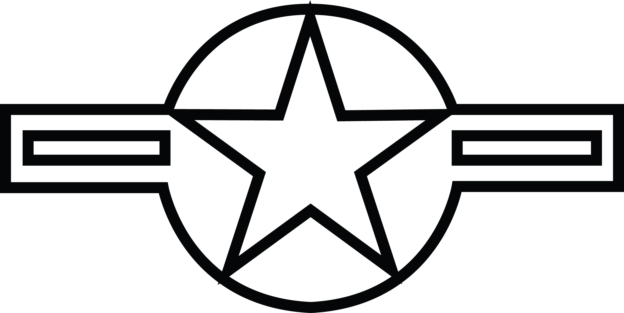 2400x1204 Air Force Roundel