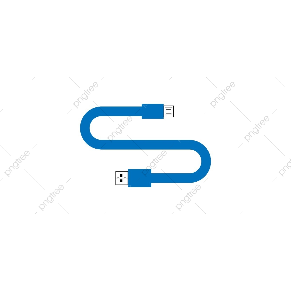 1200x1200 Letter Usb Cable With Blue Color Template Vector, Letter S, S