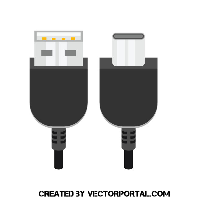 Usb Cable Vector Graphics 660x660 Usb Cable Vector Graphics