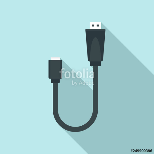 Camera Usb Cable Icon Flat Illustration Of Camera Usb Cable 500x500 Camera Usb Cable Icon Flat Illustration Of Camera Usb Cable