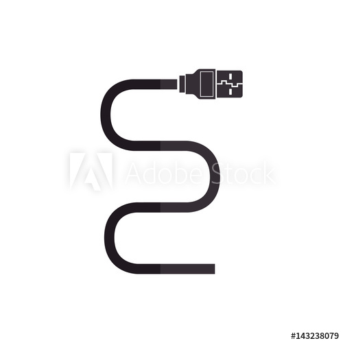 Usb Cable Connector Isolated Icon Vector Illustration Design 500x500 Usb Cable Connector Isolated Icon Vector Illustration Design