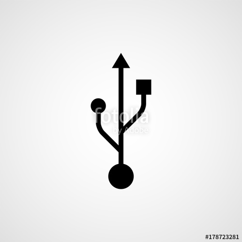 Usb Icon Vector Stock Image And Royalty Free Vector 500x500 Usb Icon Vector Stock Image And Royalty Free Vector