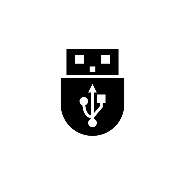 Usb Icon Glyph Or Solid Style Vector Illustration, Icon, Vector 640x640 Usb Icon Glyph Or Solid Style Vector Illustration, Icon, Vector